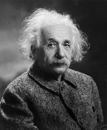 Photograph of Albert Einstein by Oren Jack Turner, Princeton, N.J.